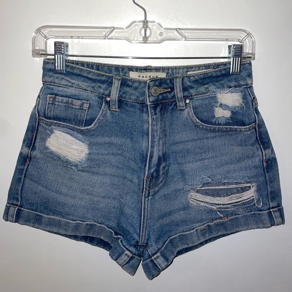 PacSun Distressed Jean Shorts